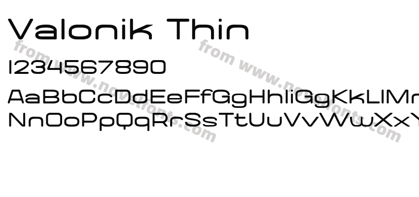Valonik ThinPreview