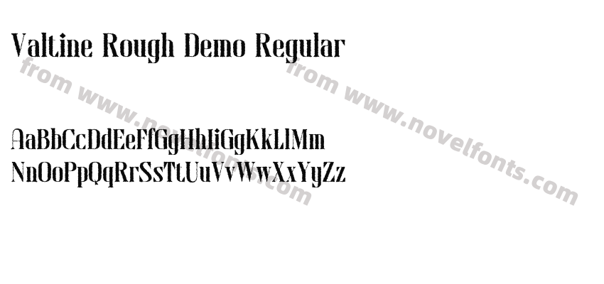 Valtine Rough Demo RegularPreview