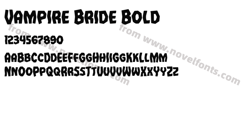 Vampire Bride BoldPreview
