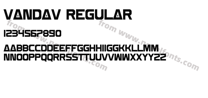 Vandav RegularPreview
