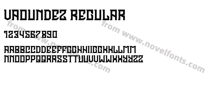 Vaoundez RegularPreview