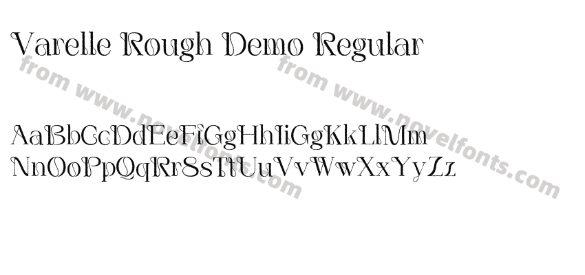 Varelle Rough Demo RegularPreview