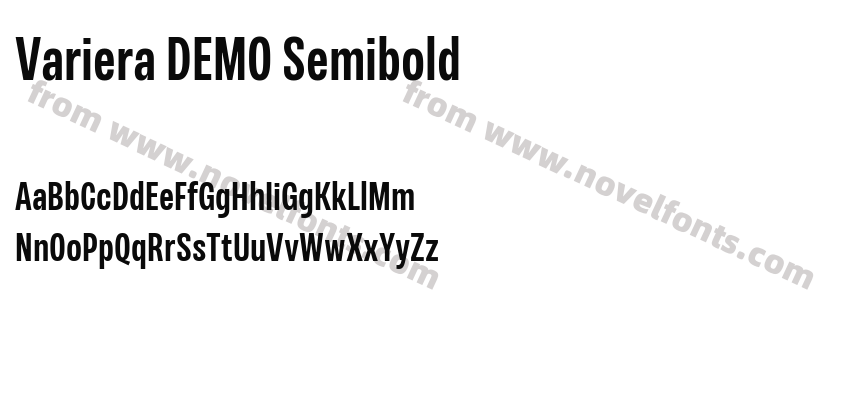 Variera DEMO SemiboldPreview