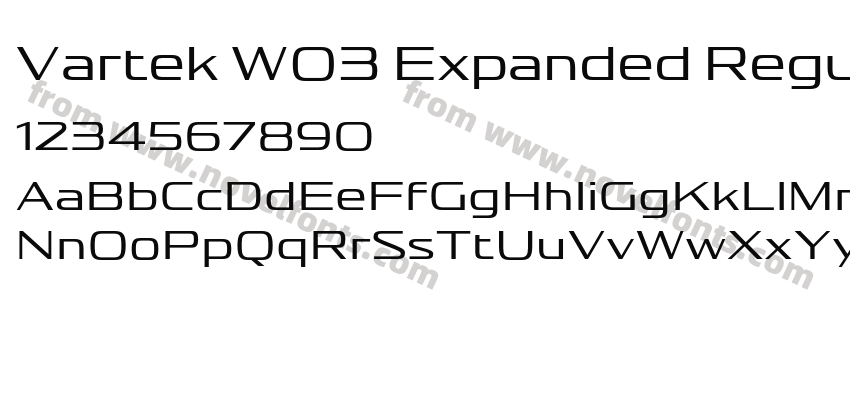 Vartek W03 Expanded RegularPreview