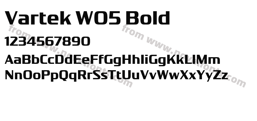 Vartek W05 BoldPreview
