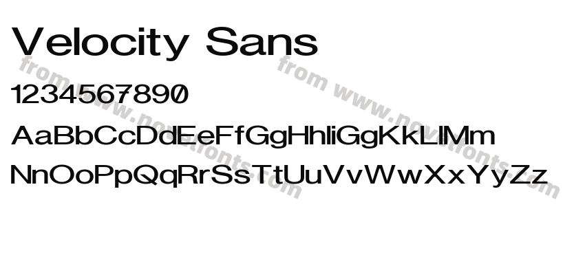 Velocity SansPreview