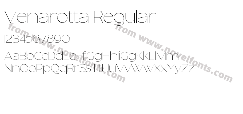 Venarotta RegularPreview