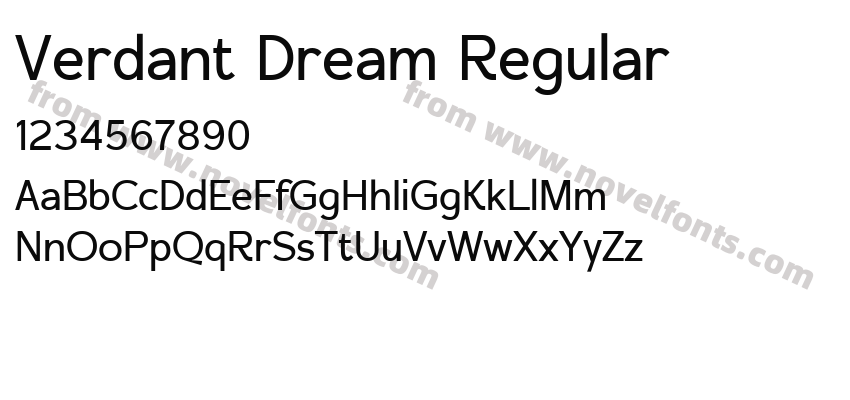 Verdant Dream RegularPreview
