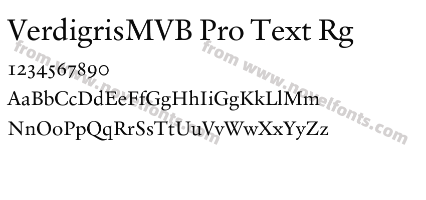 VerdigrisMVB Pro Text RgPreview