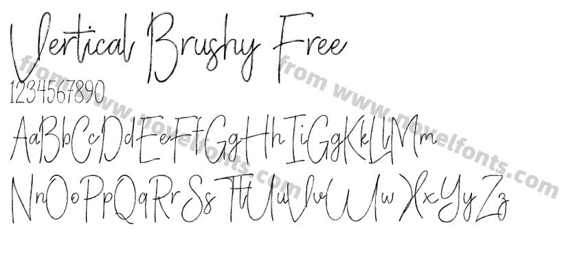 Vertical Brushy FreePreview