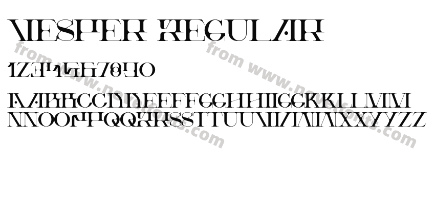 Vesper RegularPreview