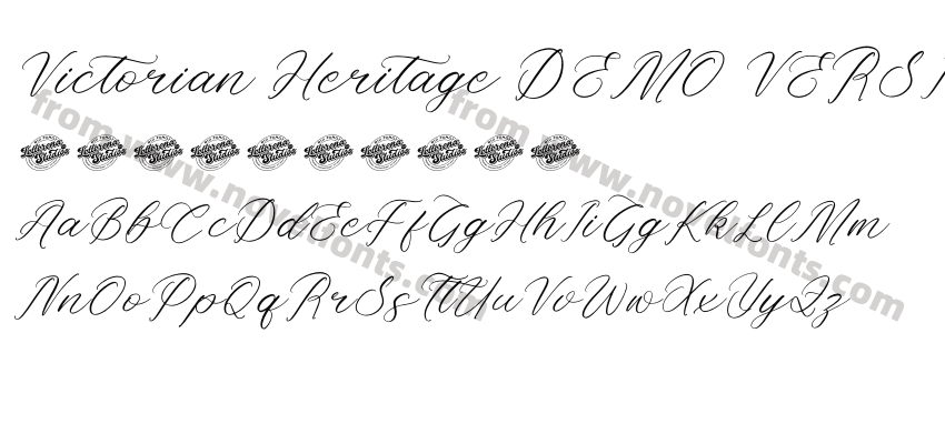 Victorian Heritage DEMO VERSION ItalicPreview