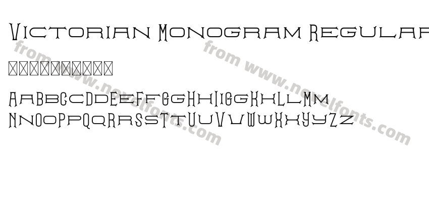 Victorian Monogram RegularPreview