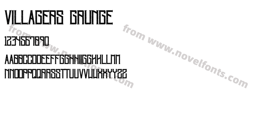 Villagers GrungePreview