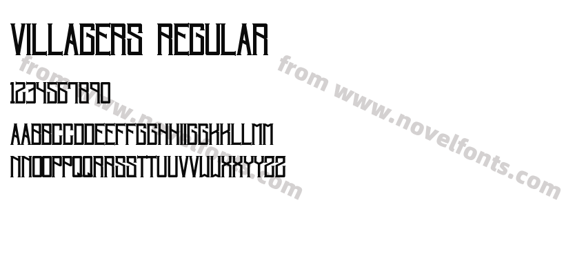 Villagers RegularPreview