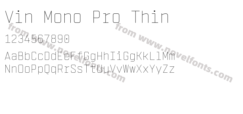 Vin Mono Pro ThinPreview
