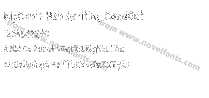 NipCen's Handwriting CondOutPreview