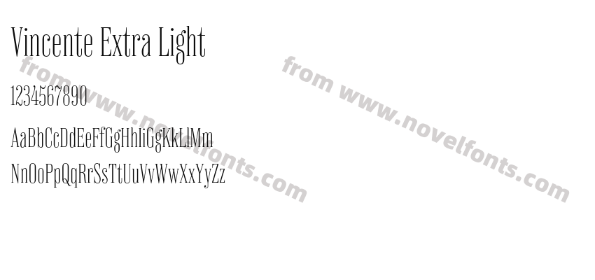 Vincente Extra LightPreview