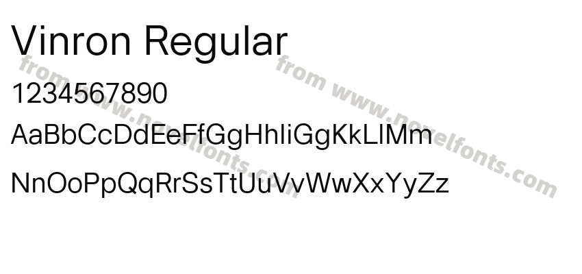Vinron RegularPreview