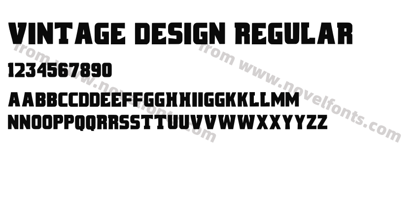 Vintage Design RegularPreview