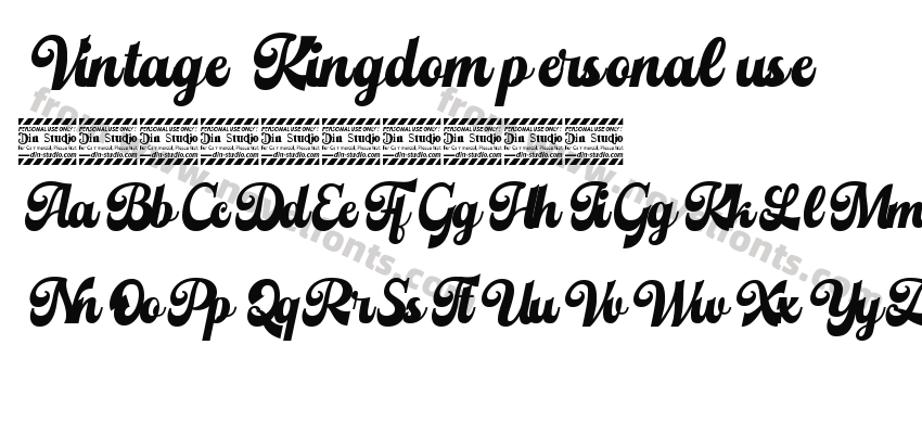 Vintage Kingdom personal usePreview