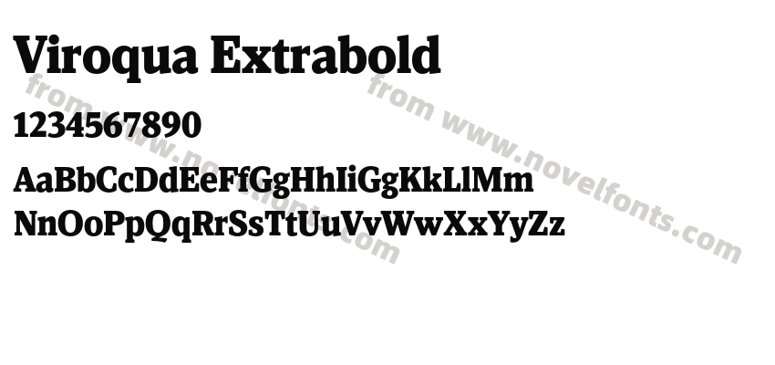 Viroqua ExtraboldPreview