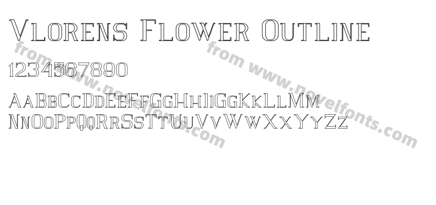 Vlorens Flower OutlinePreview