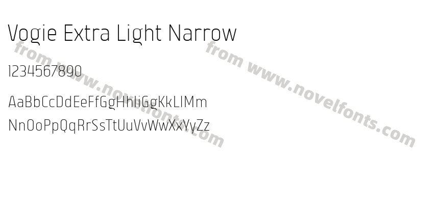 Vogie Extra Light NarrowPreview