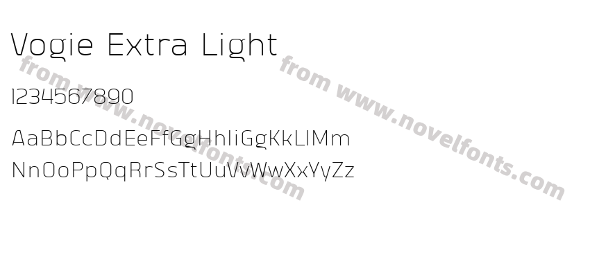 Vogie Extra LightPreview
