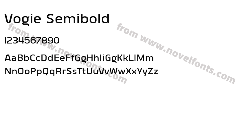 Vogie SemiboldPreview