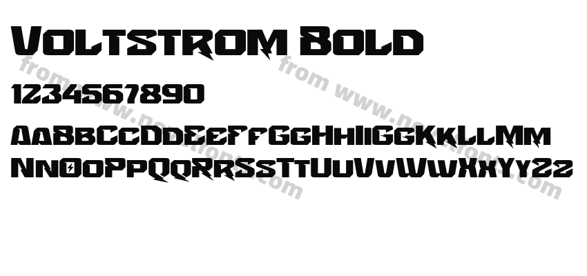 Voltstrom BoldPreview
