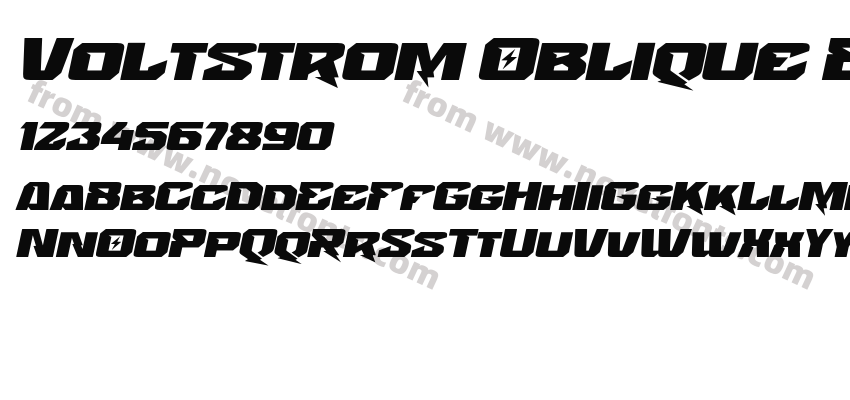 Voltstrom Oblique BlackPreview