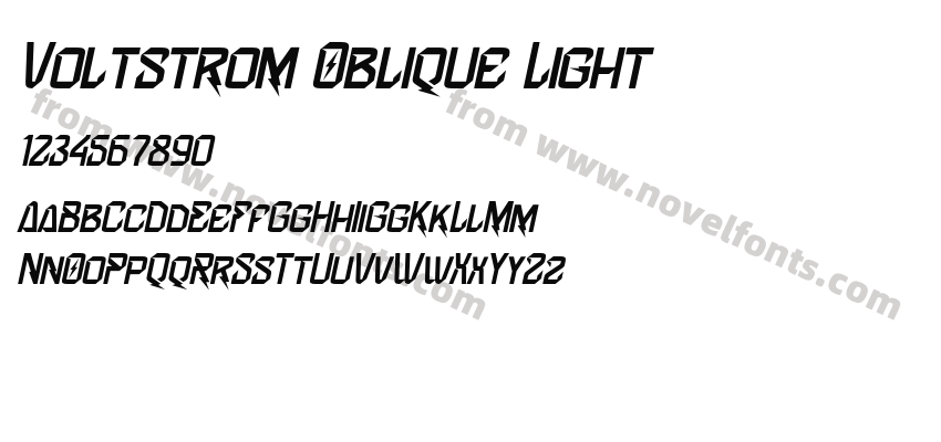 Voltstrom Oblique LightPreview