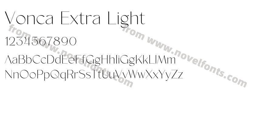 Vonca Extra LightPreview