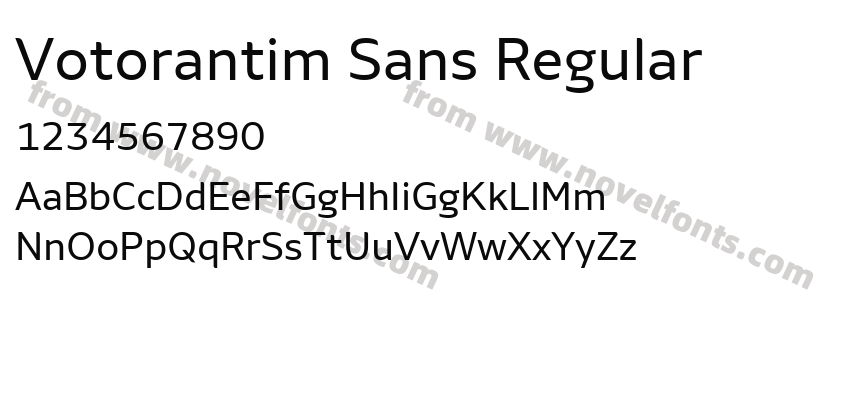 Votorantim Sans RegularPreview
