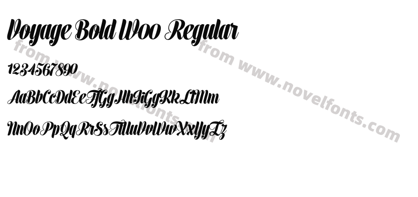 Voyage Bold W00 RegularPreview