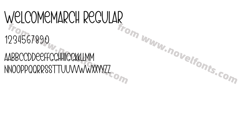 WELCOMEMARCH RegularPreview