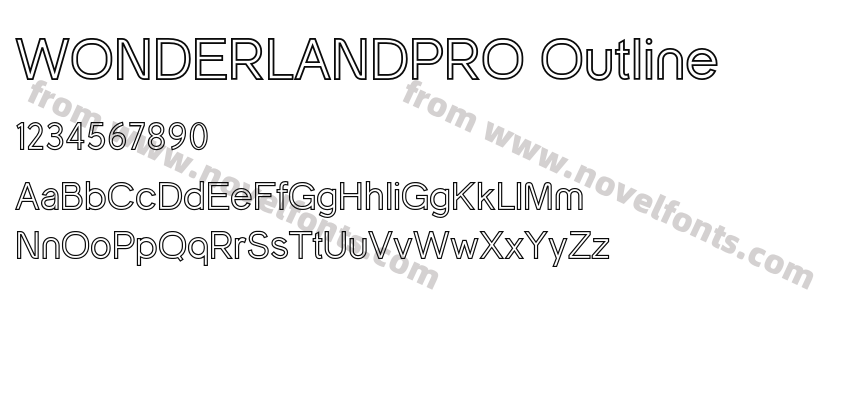 WONDERLANDPRO OutlinePreview