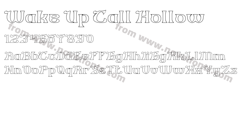 Wake Up Call HollowPreview