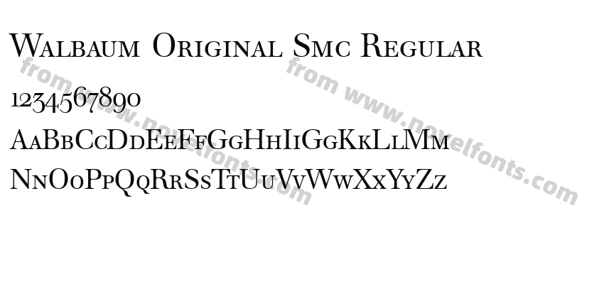 Walbaum Original Smc RegularPreview