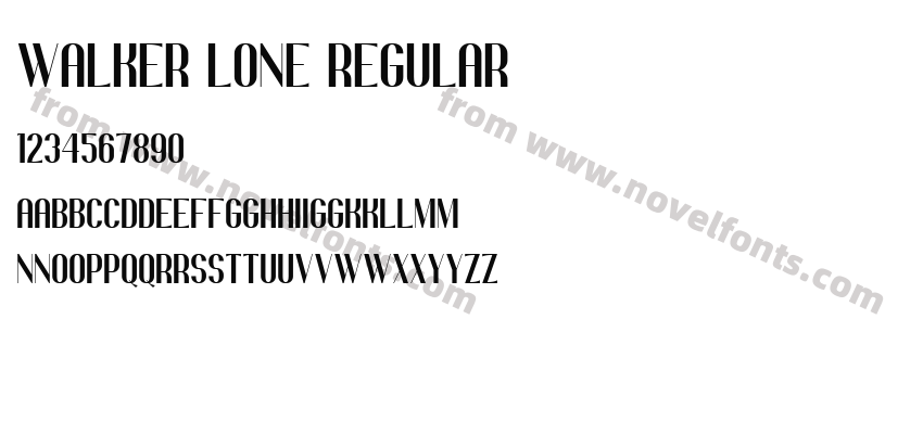 Walker Lone RegularPreview