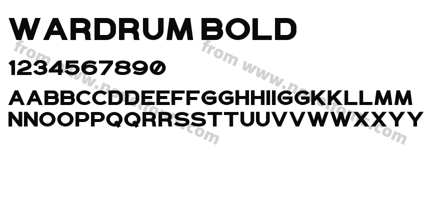 Wardrum BoldPreview