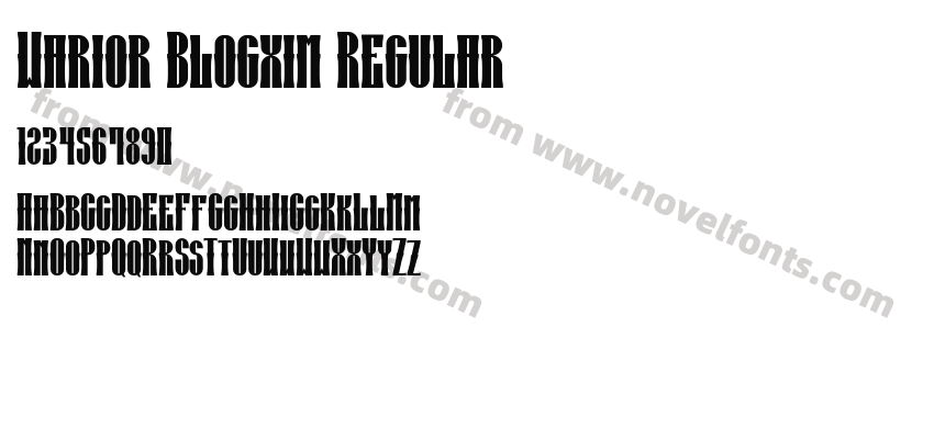 Warior Blogxim RegularPreview