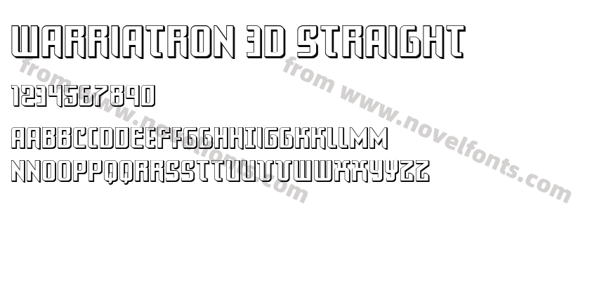 Warriatron 3D StraightPreview