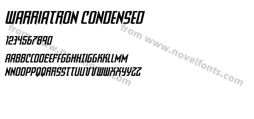 Warriatron CondensedPreview