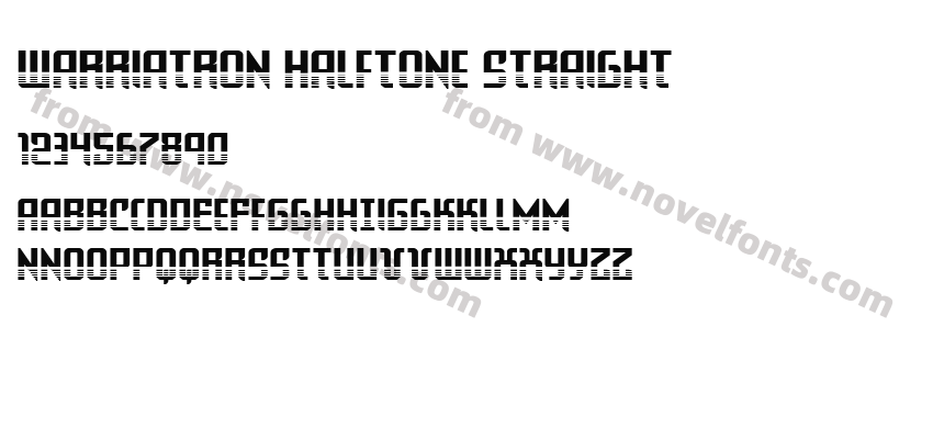 Warriatron Halftone StraightPreview