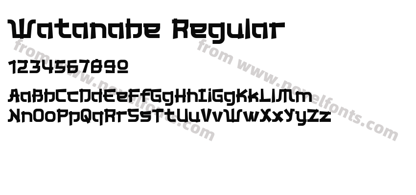 Watanabe RegularPreview