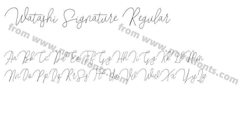 Watashi Signature RegularPreview