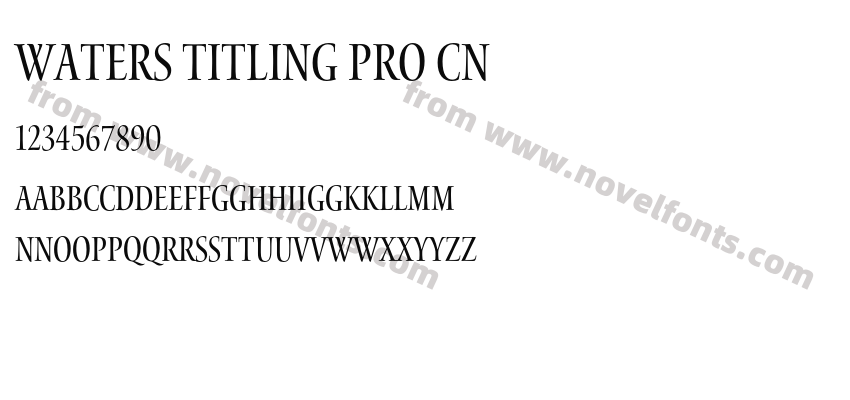 Waters Titling Pro CnPreview