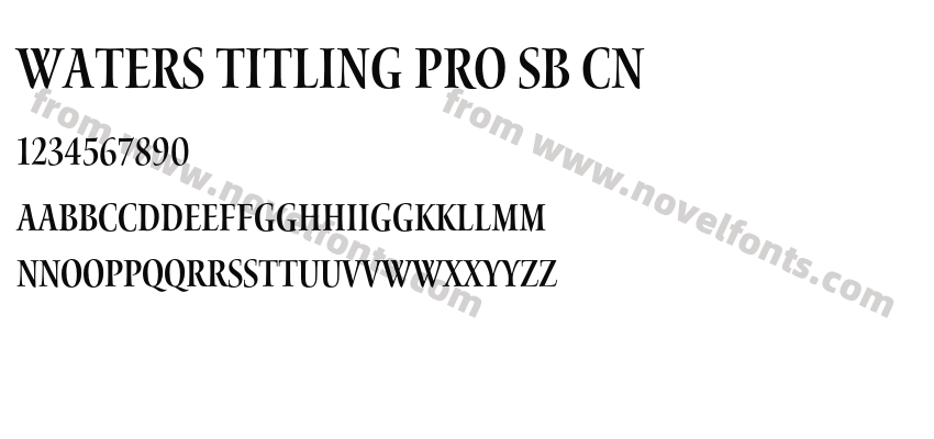Waters Titling Pro Sb CnPreview